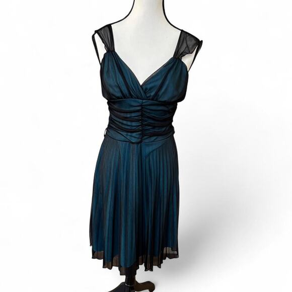 y2k 2000's Dark Fairy La Belle Mesh Overlay Dress medium - Picture 3 of 8